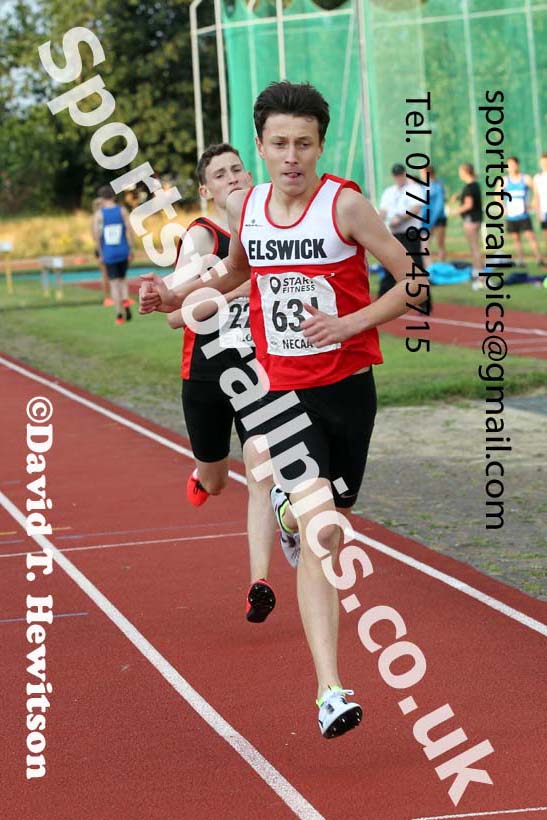800 metres, 2021 North East Grand Prix 6, Monkton, Wednesday, August 4th. Photo: David T. Hewitson/Sports for All Pics
